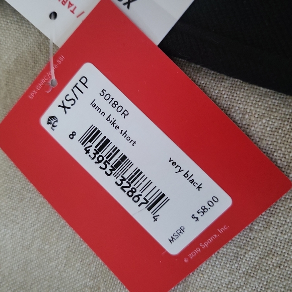 NWT Spanx Lamn Biker Short Very Black #50180R / Shapewear/ Athleticwear - Picture 6 of 9